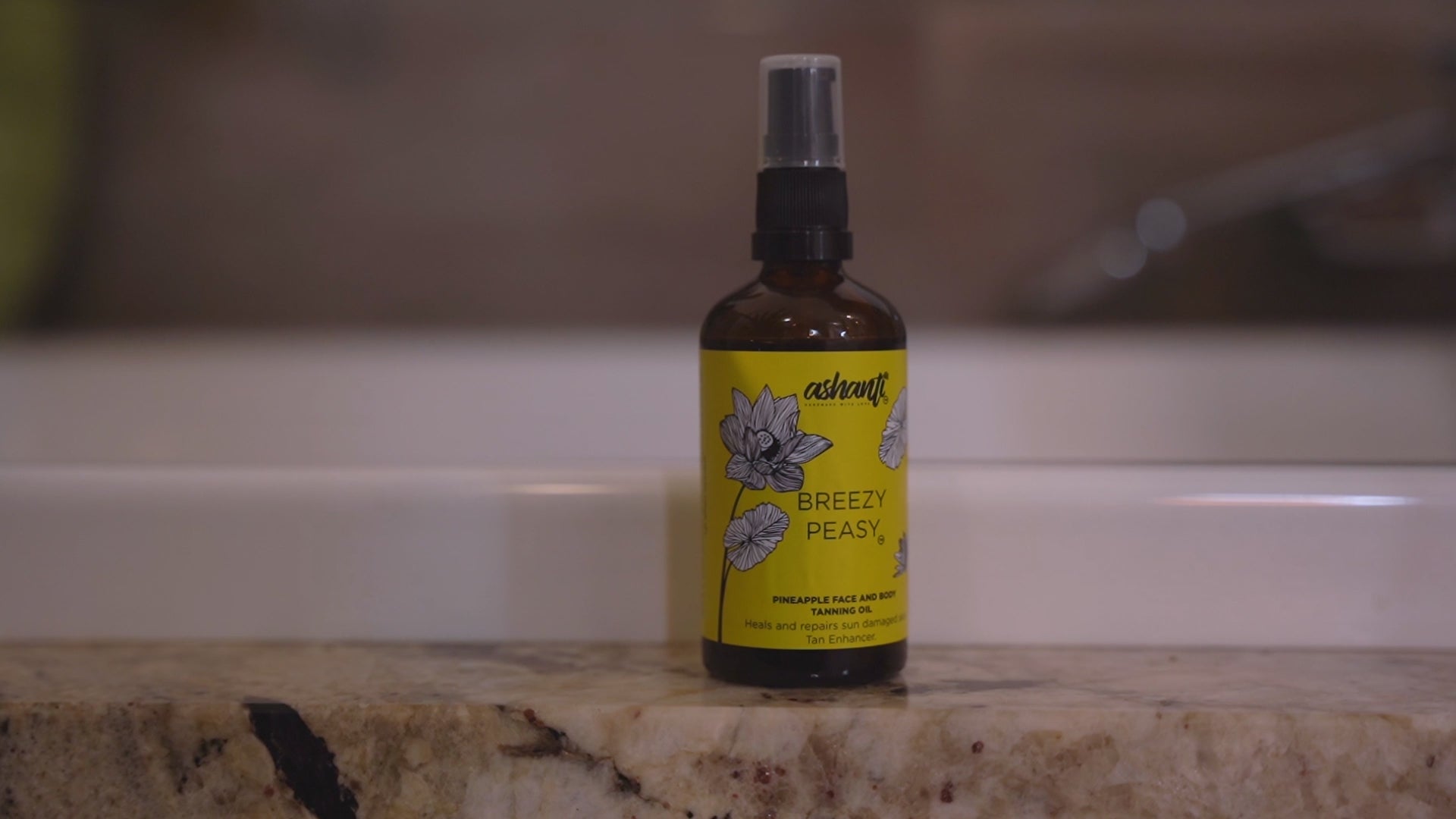 BREEZY PEASY! - PINEAPPLE FACE AND BODY TANNING OIL