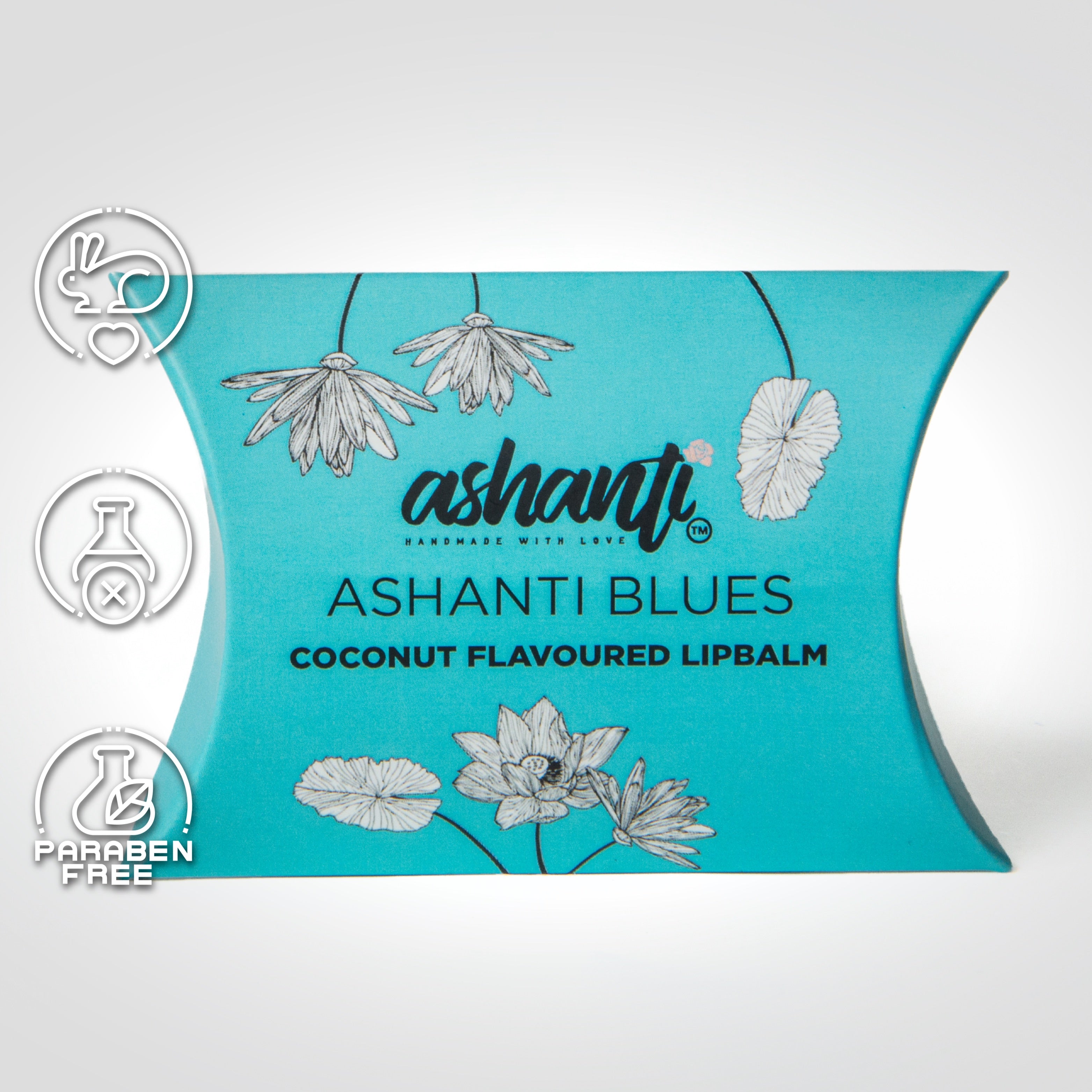 ASHANTI BLUE'S - COCONUT FLAVOURED LIP BALM